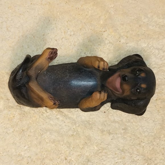 EUC ~ Dachshund Puppy Wine Bottle Holder - Picture 3 of 4